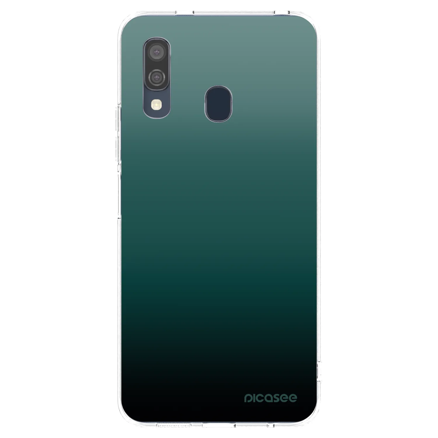 Picasee διαφανής θήκη σιλικόνης Samsung Galaxy A40 A405F - Verdant Fade