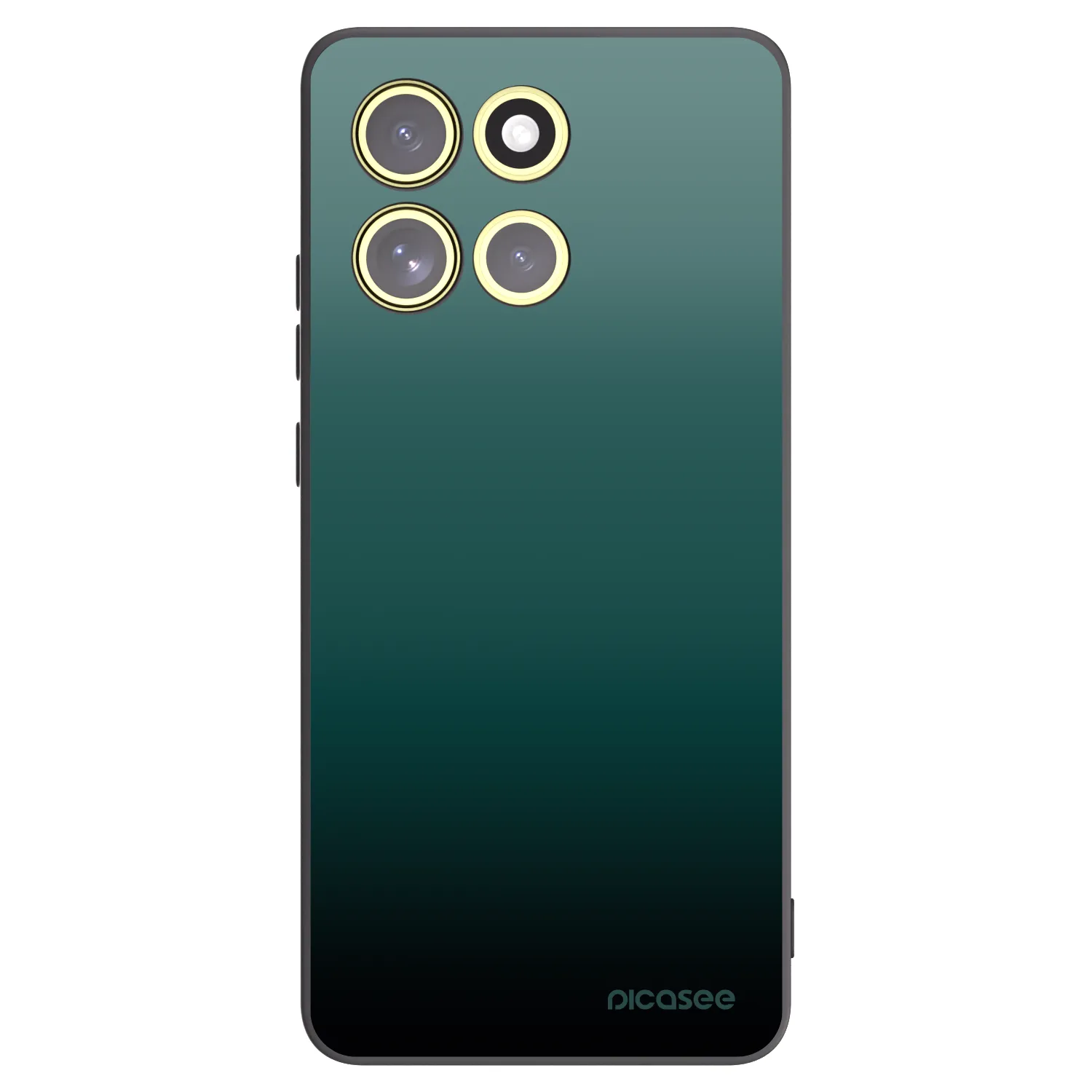Picasee Μαύρη θήκη σιλικόνης για Motorola Moto G86 5G - Verdant Fade