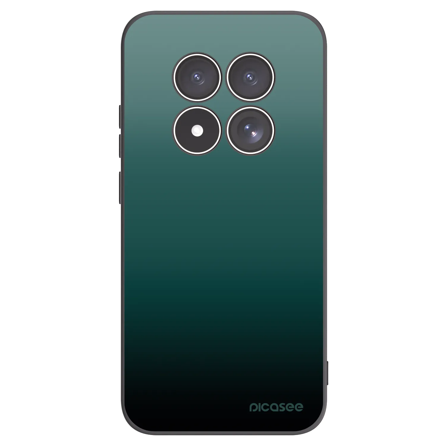 Picasee Μαύρη θήκη σιλικόνης για Xiaomi Redmi Note 15 Pro 4G - Verdant Fade