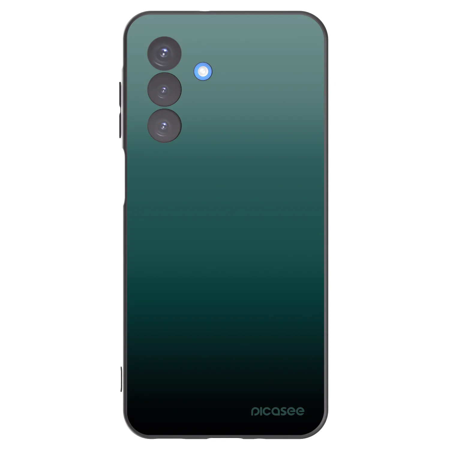 Picasee Μαύρη θήκη σιλικόνης για Samsung Galaxy A17 5G - Verdant Fade