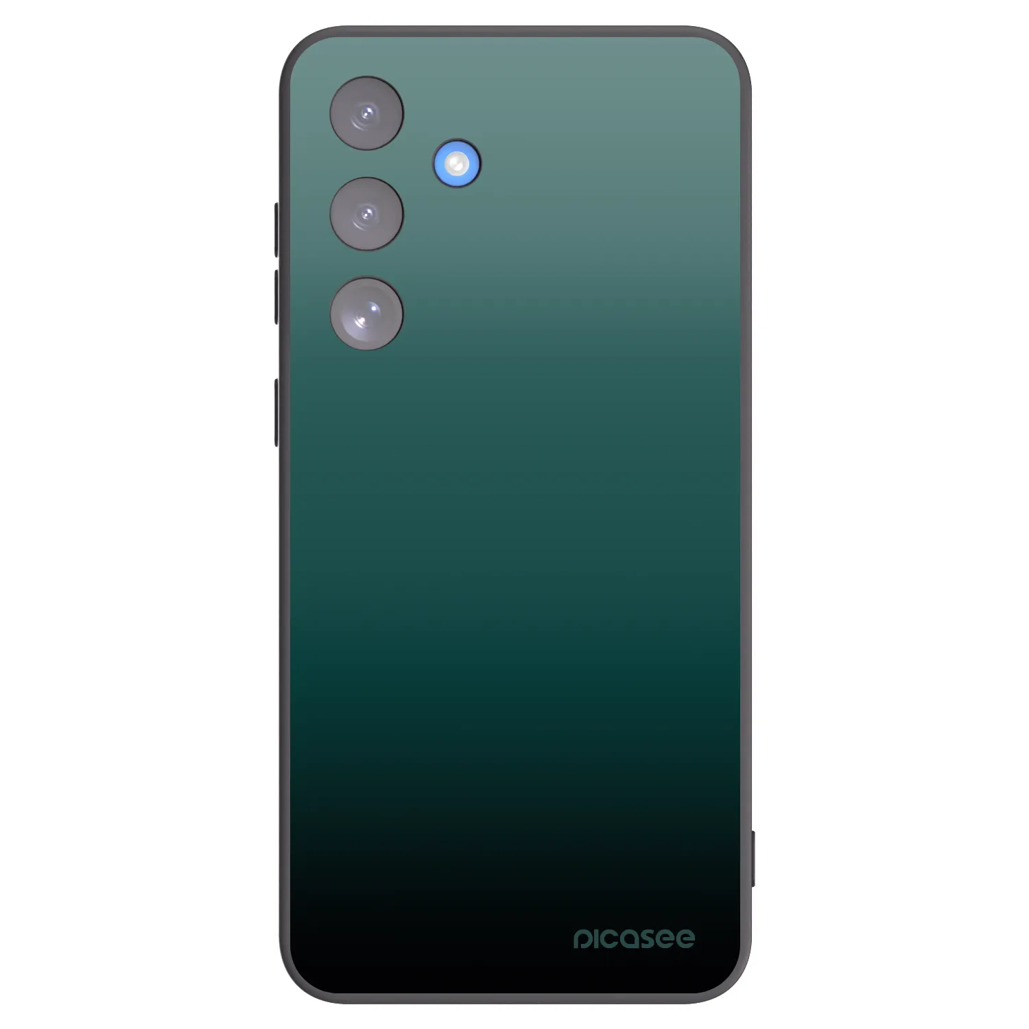 Picasee Μαύρη θήκη σιλικόνης για Samsung Galaxy S25 FE 5G - Verdant Fade