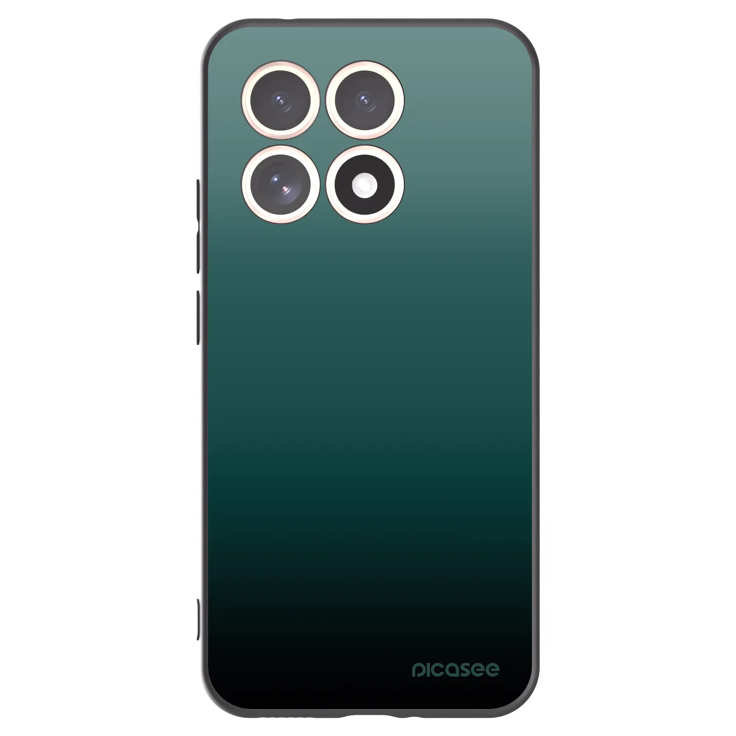 Picasee Μαύρη θήκη σιλικόνης για Xiaomi 15T - Verdant Fade