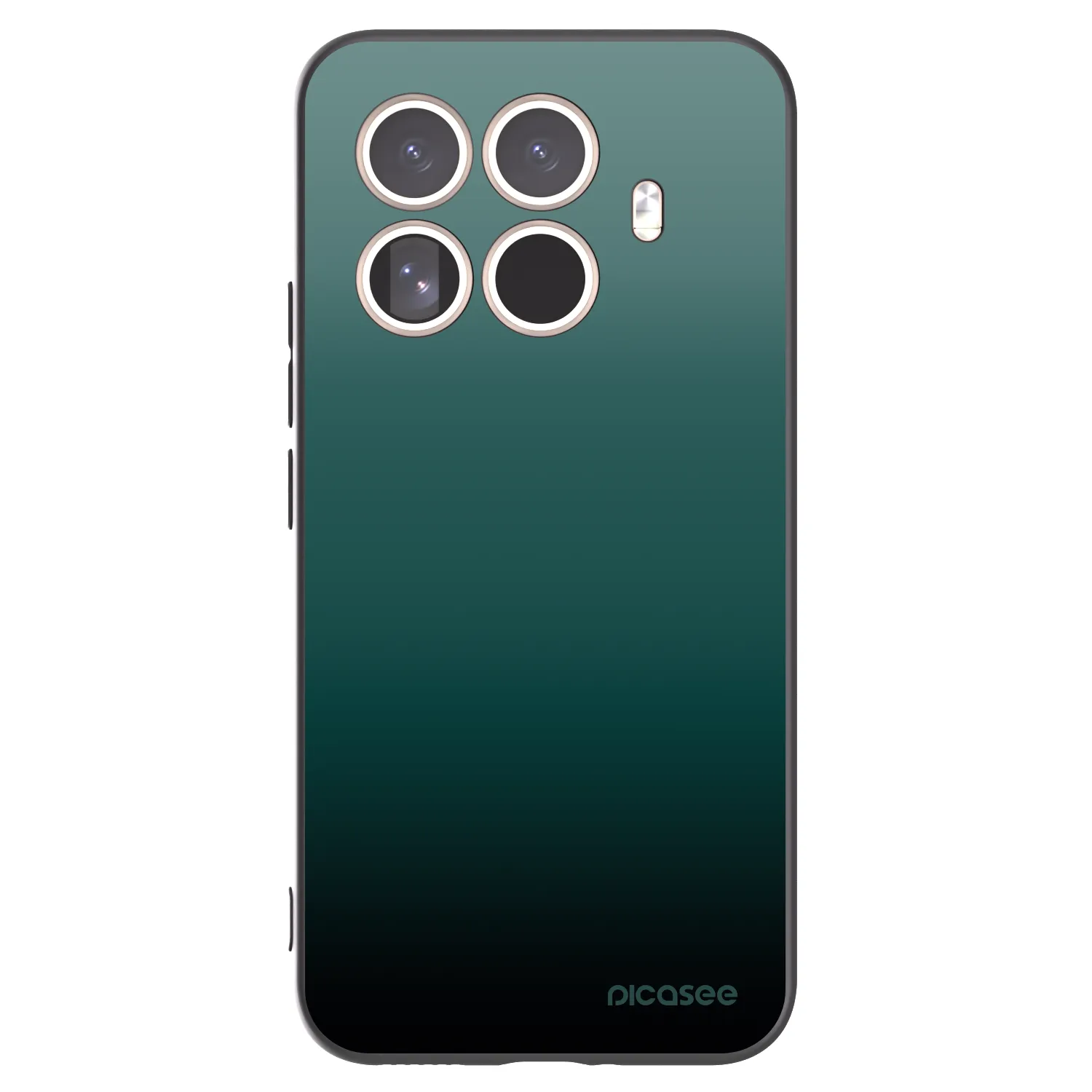 Picasee Μαύρη θήκη σιλικόνης για Xiaomi 15T Pro - Verdant Fade