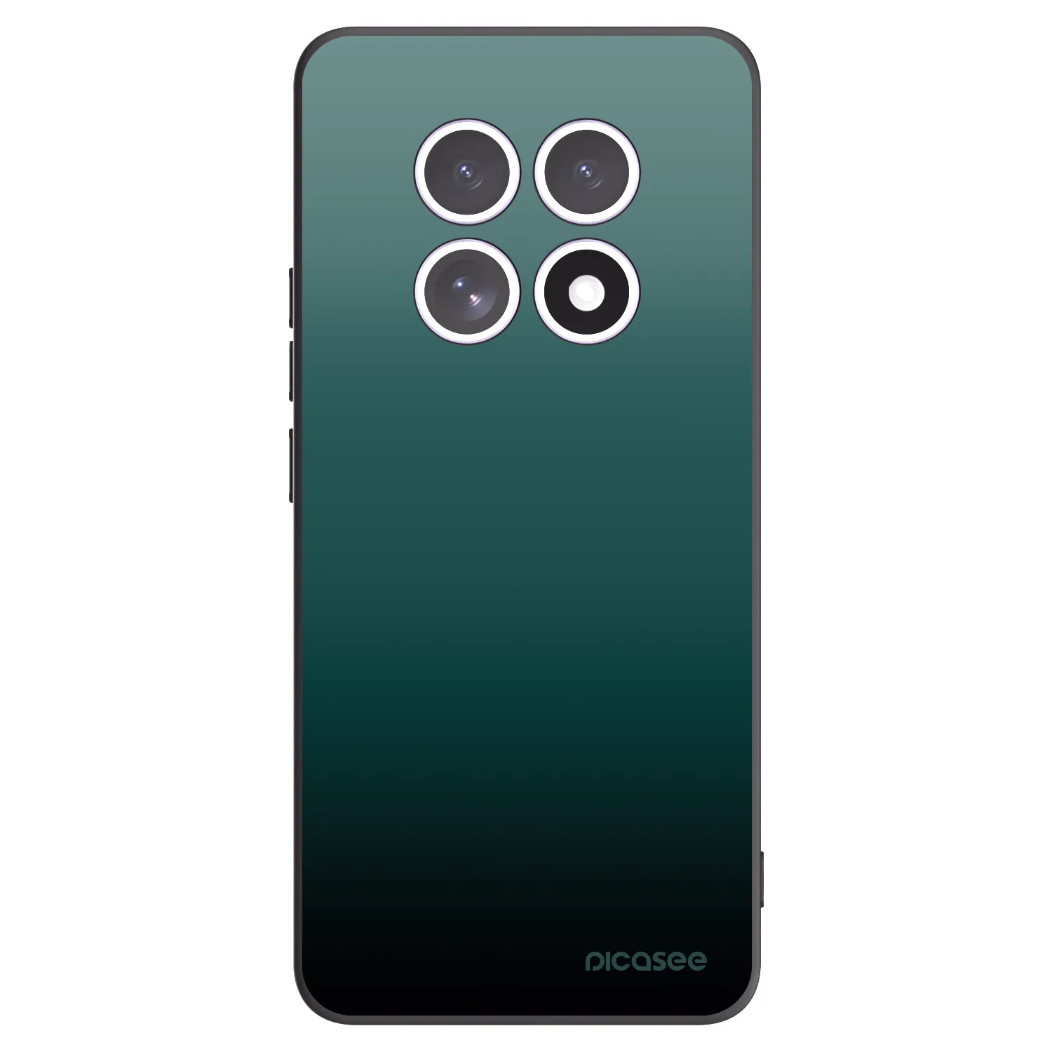 Picasee Μαύρη θήκη σιλικόνης για Xiaomi Redmi Note 15 - Verdant Fade