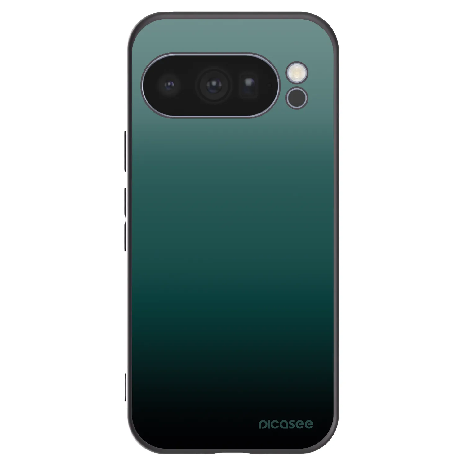 Picasee Μαύρη θήκη σιλικόνης για Google Pixel 10 Pro - Verdant Fade