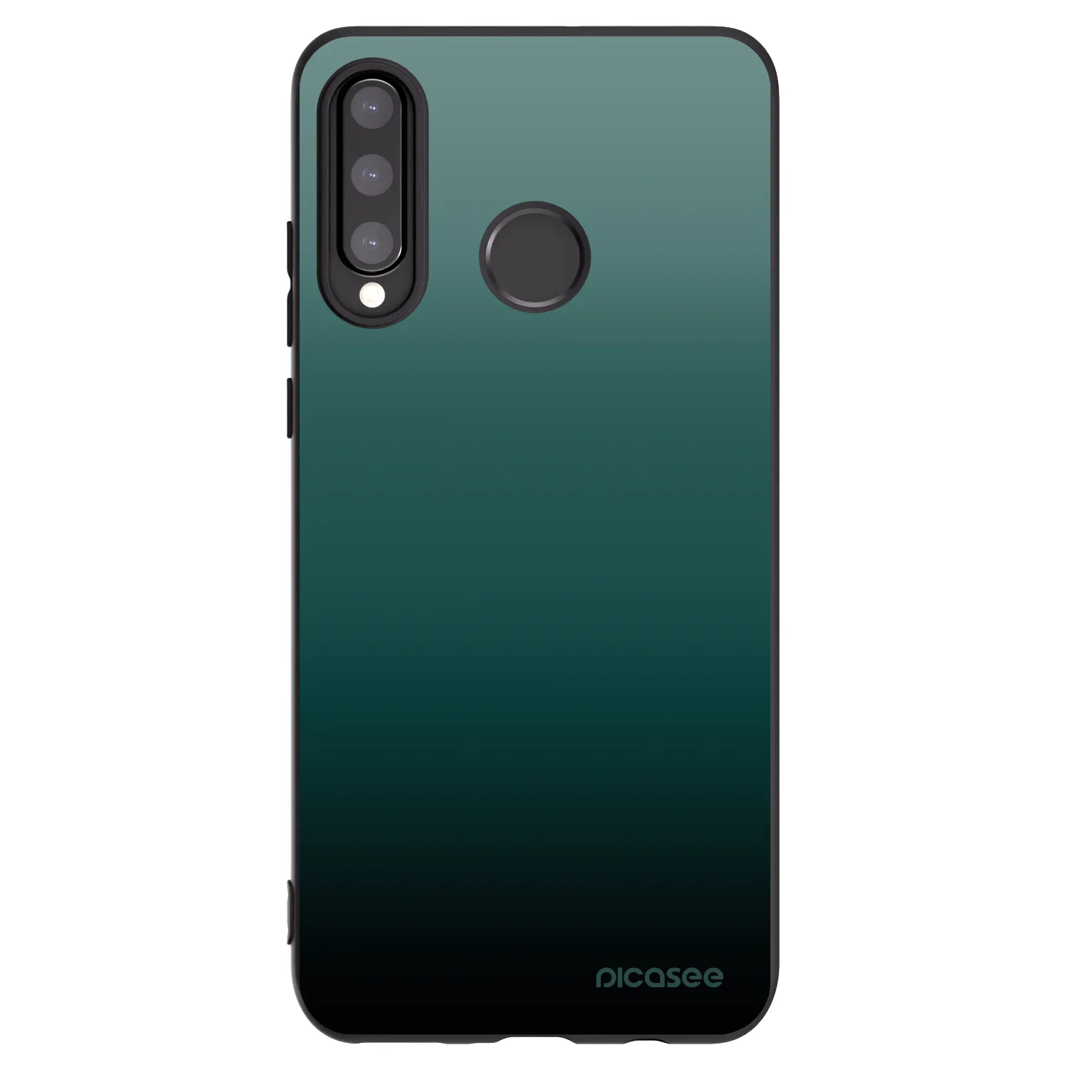 Picasee Μαύρη θήκη σιλικόνης για Huawei P30 Lite - Verdant Fade