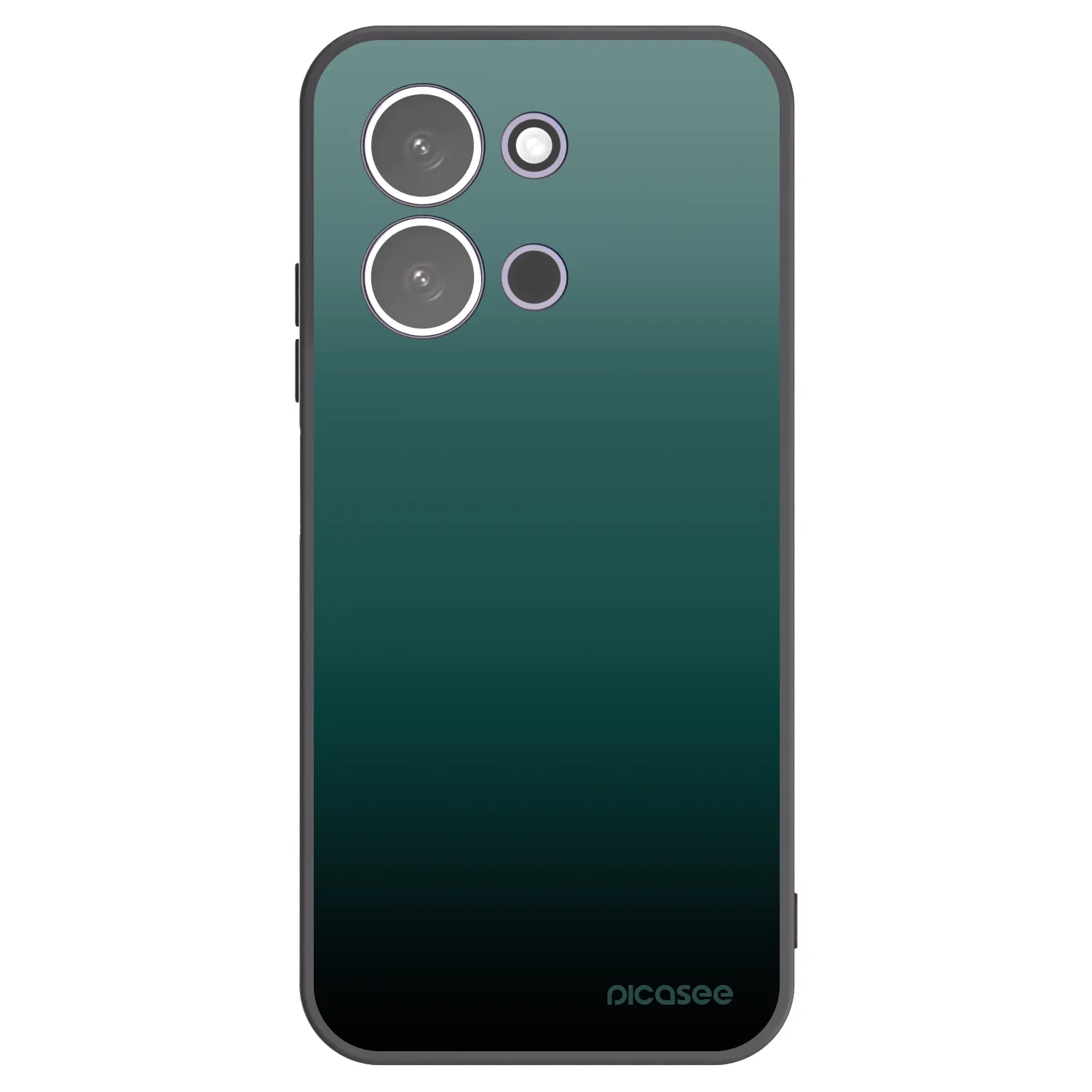 Picasee Μαύρη θήκη σιλικόνης για Xiaomi Redmi 15C 5G - Verdant Fade