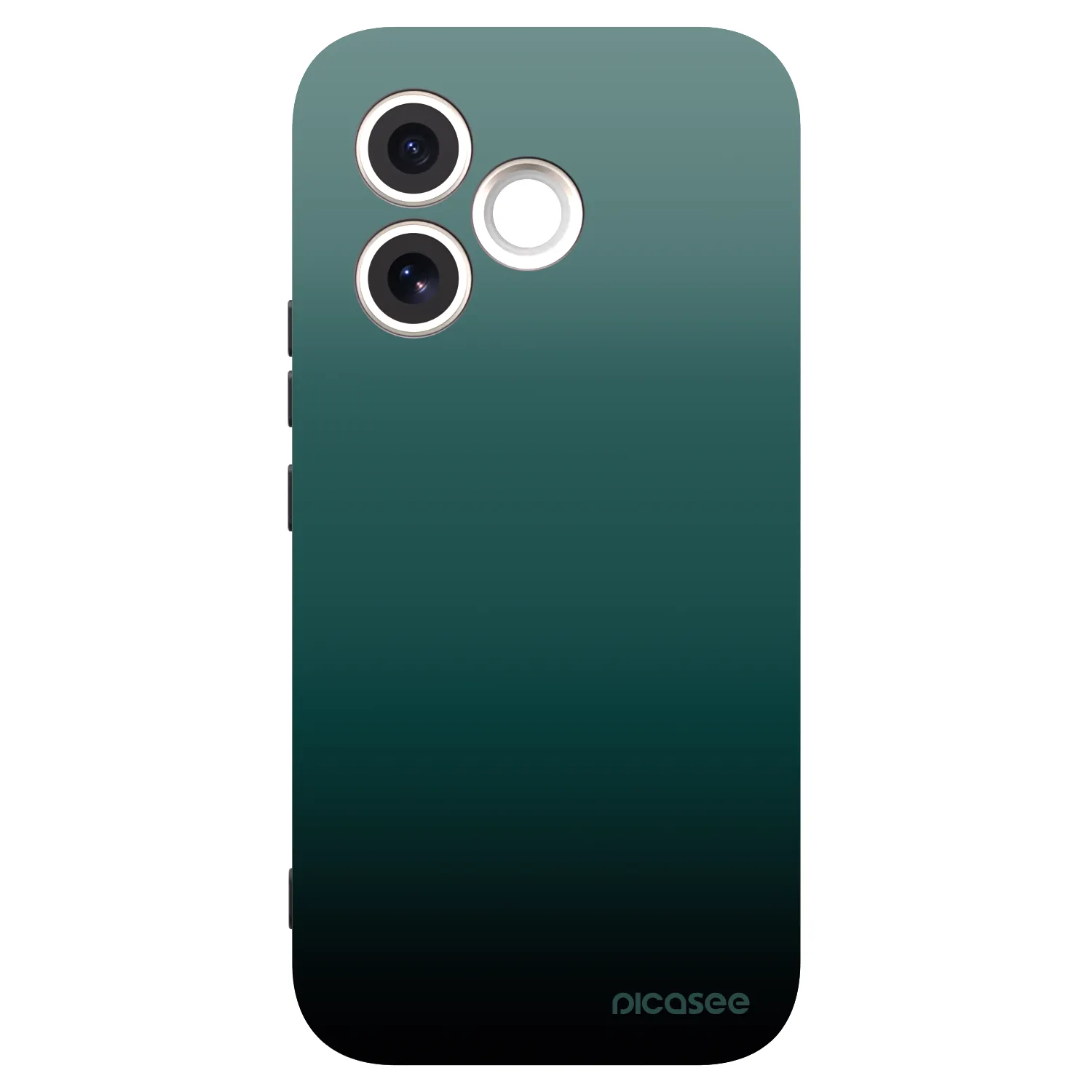 Picasee Μαύρη θήκη σιλικόνης για Honor 600 Lite - Verdant Fade