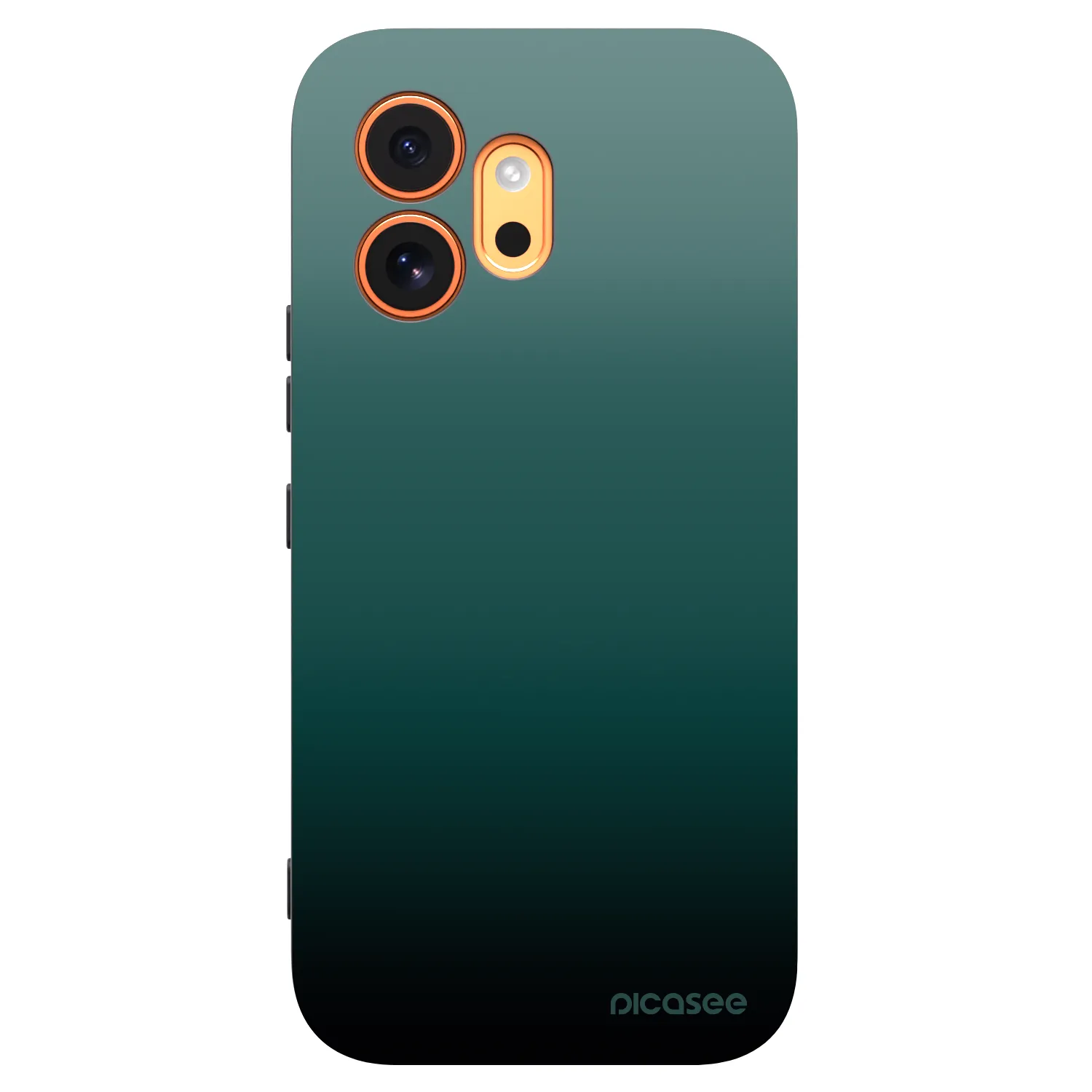 Picasee Μαύρη θήκη σιλικόνης για Honor 600 - Verdant Fade
