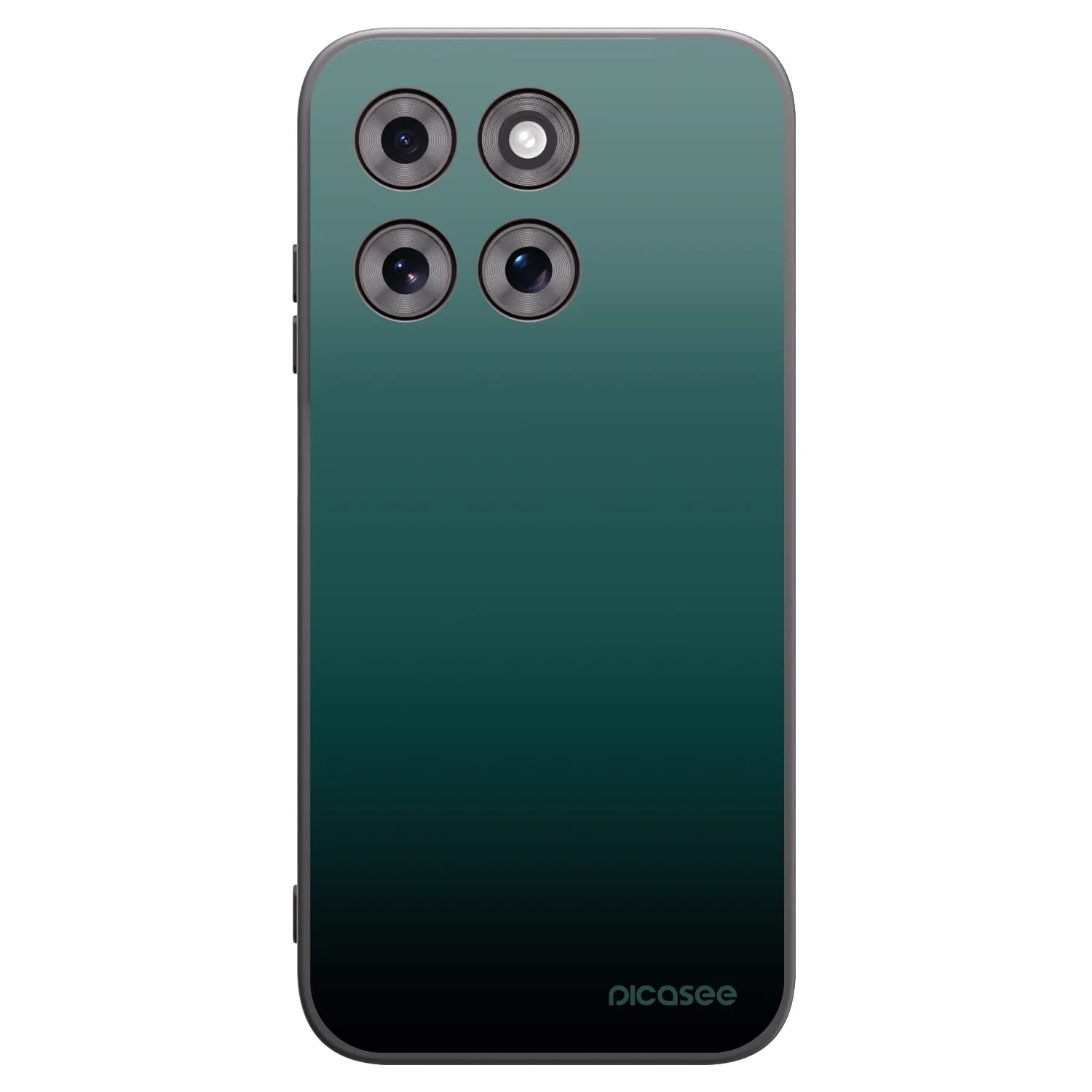 Picasee Μαύρη θήκη σιλικόνης για Motorola Moto G77 - Verdant Fade