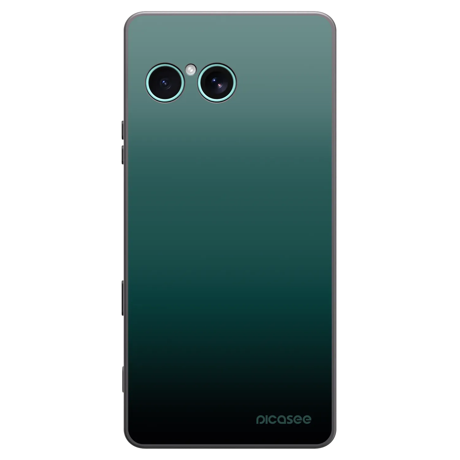 Picasee Μαύρη θήκη σιλικόνης για Sony Xperia 10 VII - Verdant Fade