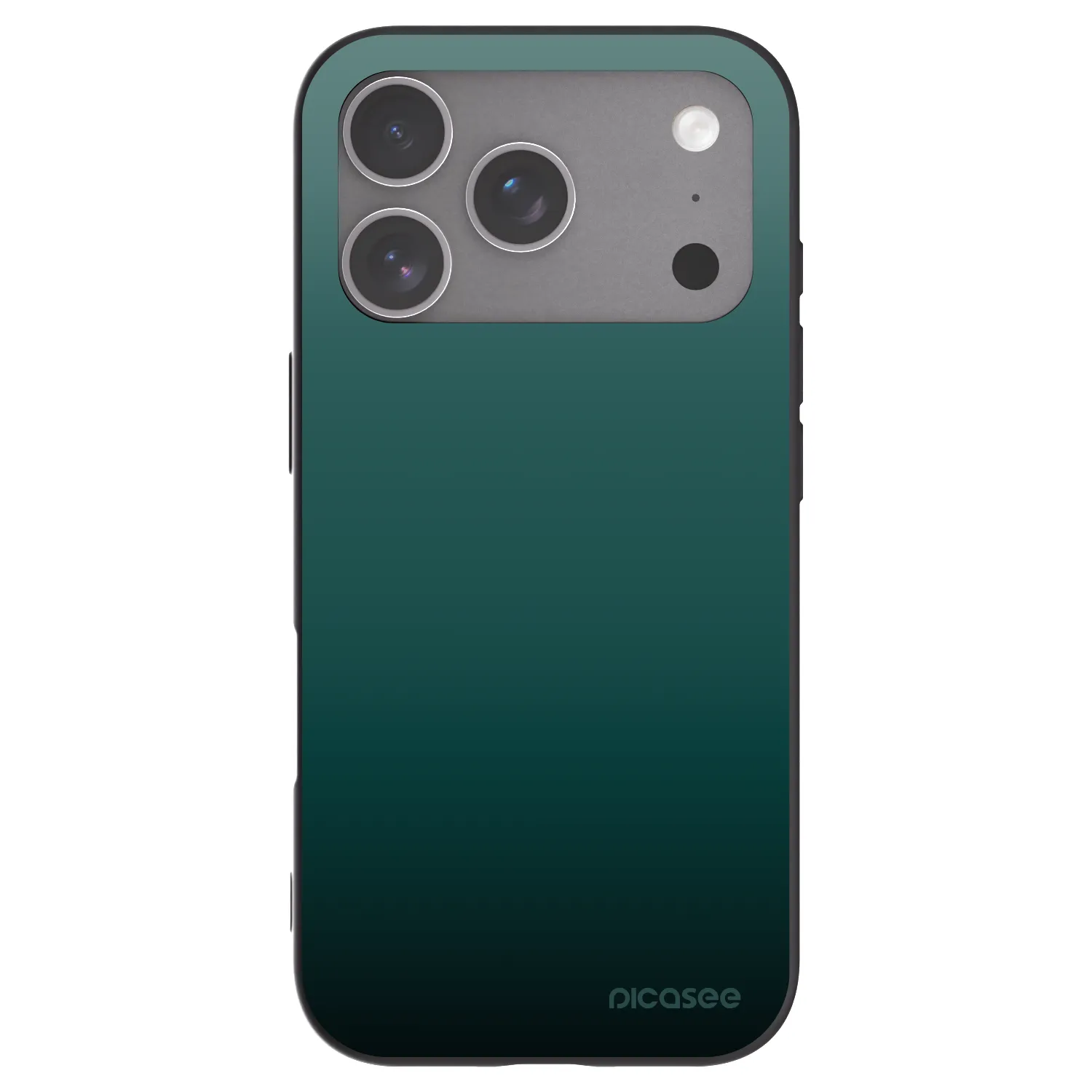 Picasee Μαύρη θήκη σιλικόνης για Apple iPhone 18 Pro - Verdant Fade