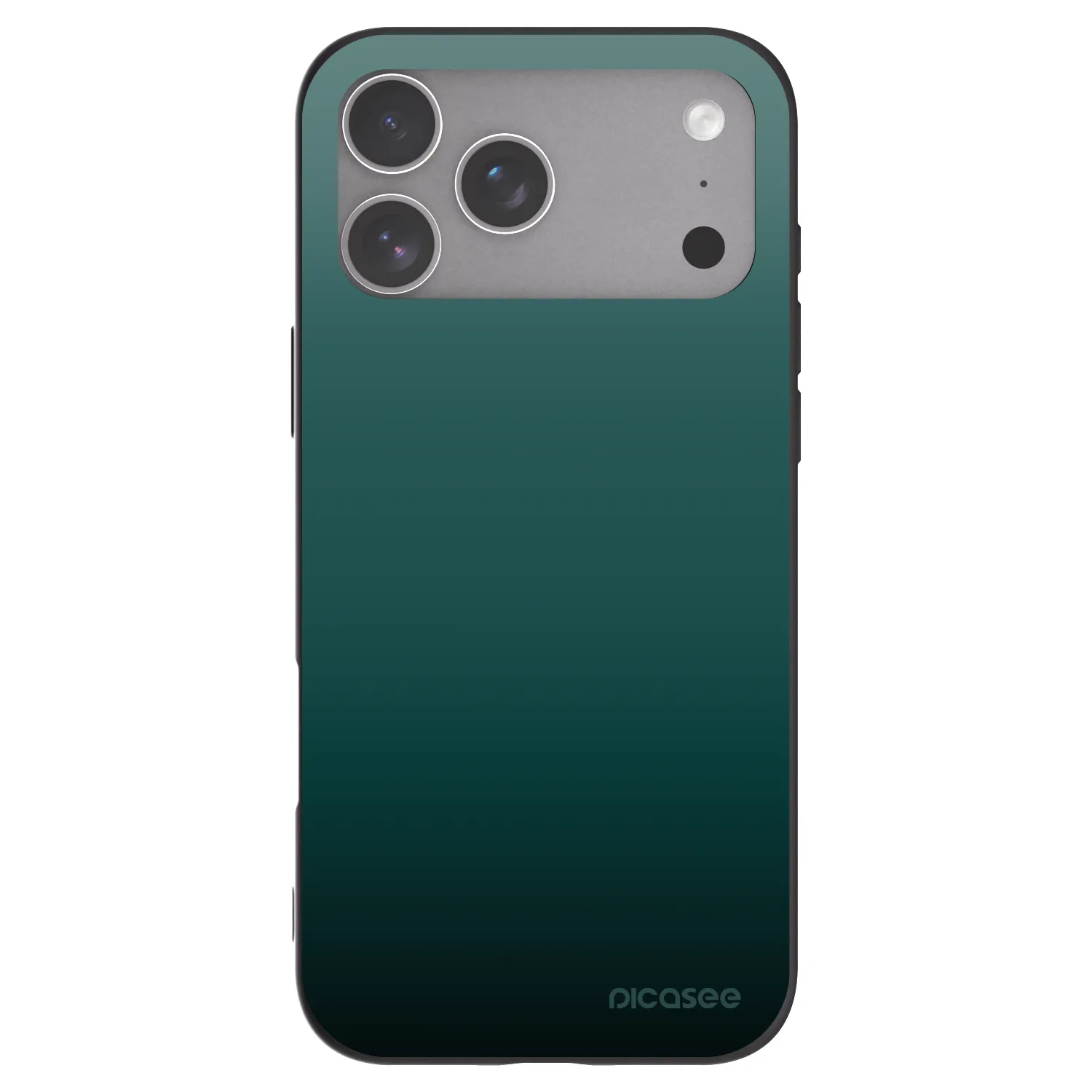 Picasee Μαύρη θήκη σιλικόνης για Apple iPhone 18 Pro Max - Verdant Fade