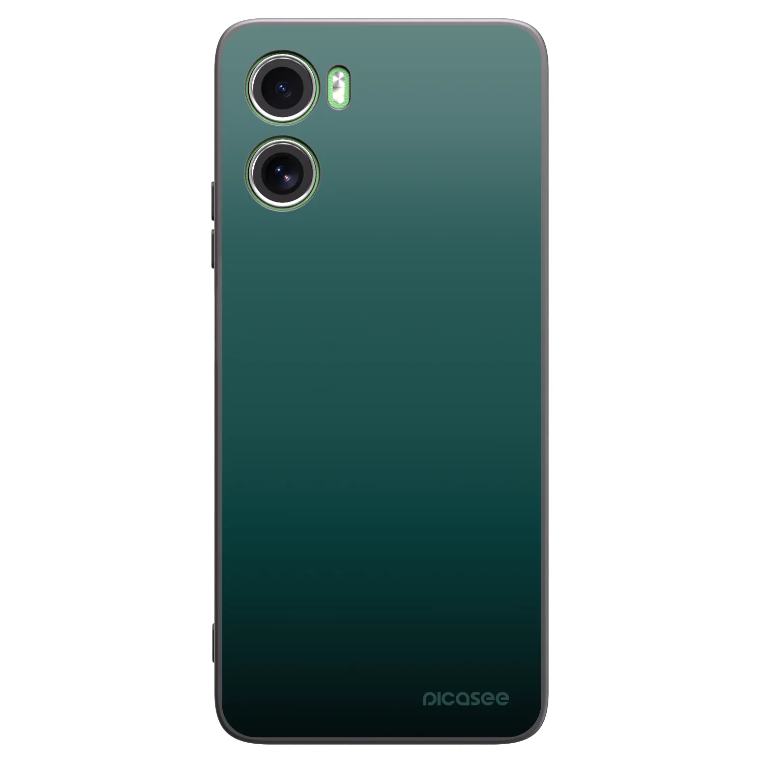 Picasee Μαύρη θήκη σιλικόνης για Motorola Moto G06 - Verdant Fade