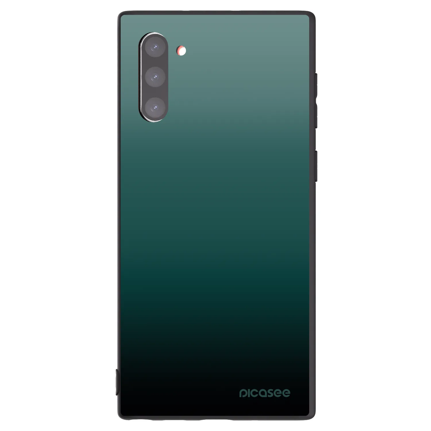 Picasee Μαύρη θήκη σιλικόνης για Samsung Galaxy Note 10 N970F - Verdant Fade