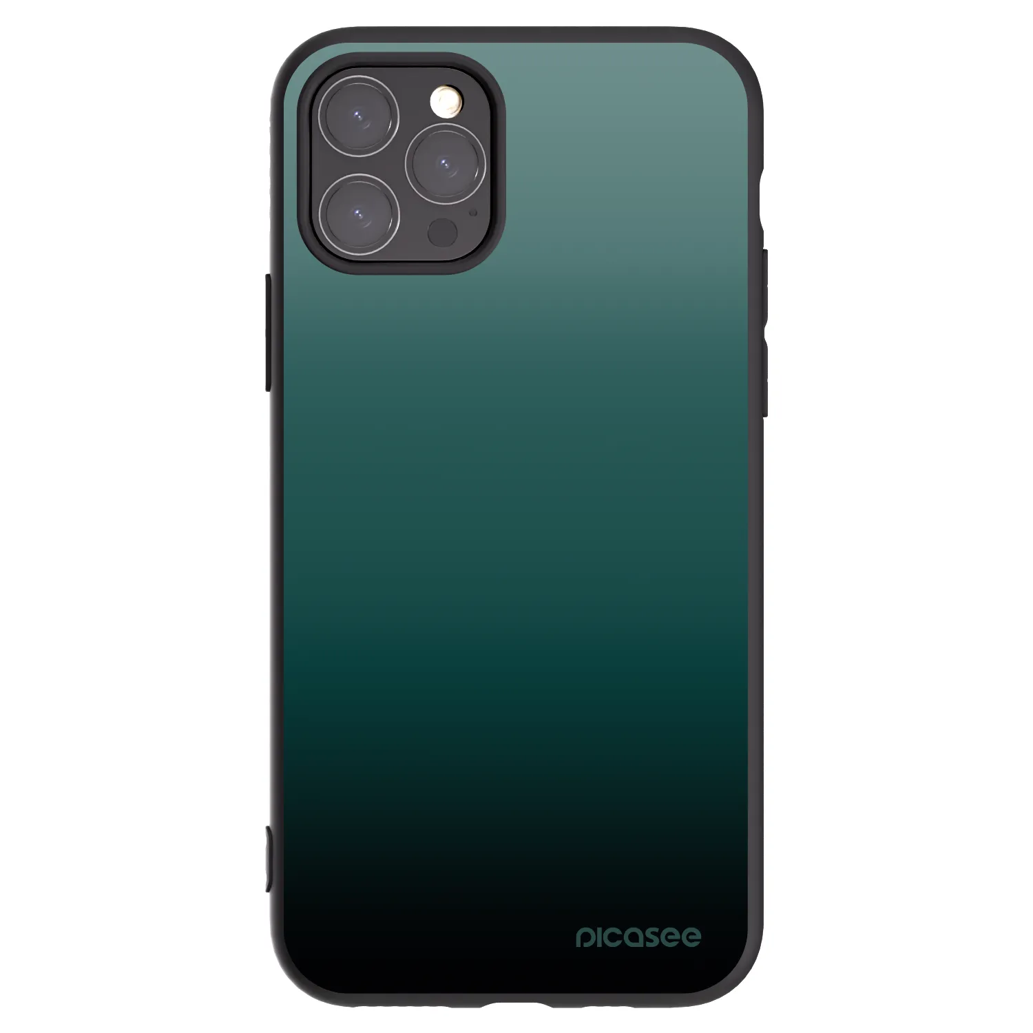 Picasee Μαύρη θήκη σιλικόνης για Apple iPhone 11 Pro - Verdant Fade