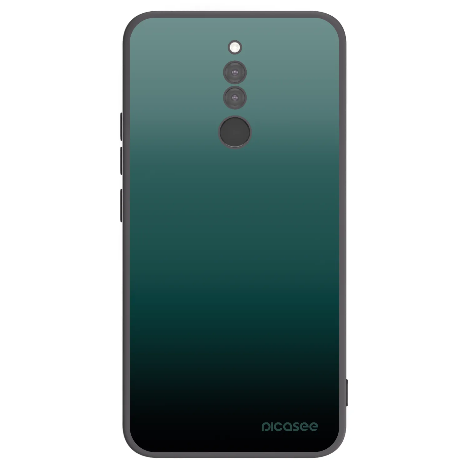 Picasee Μαύρη θήκη σιλικόνης για Xiaomi Redmi 8 - Verdant Fade
