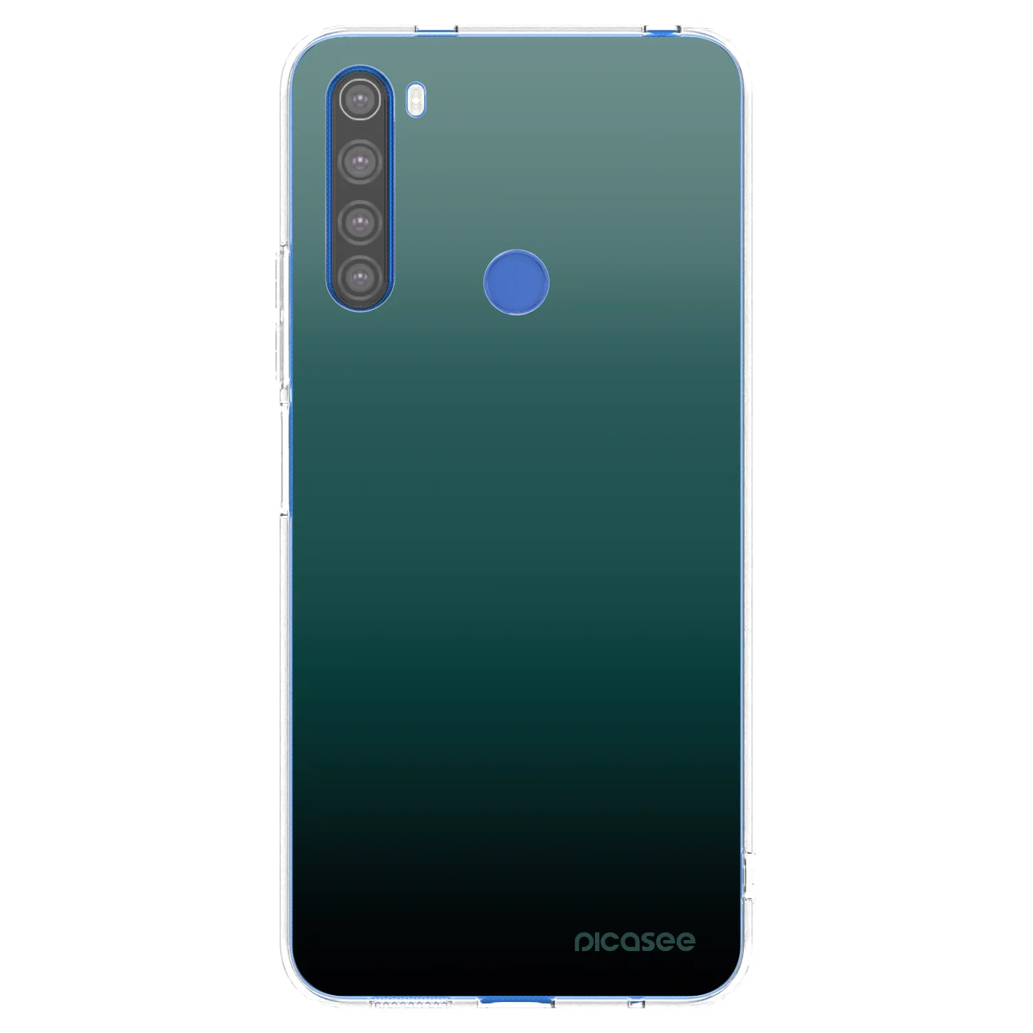 Picasee διαφανής θήκη σιλικόνης Xiaomi Redmi Note 8T - Verdant Fade