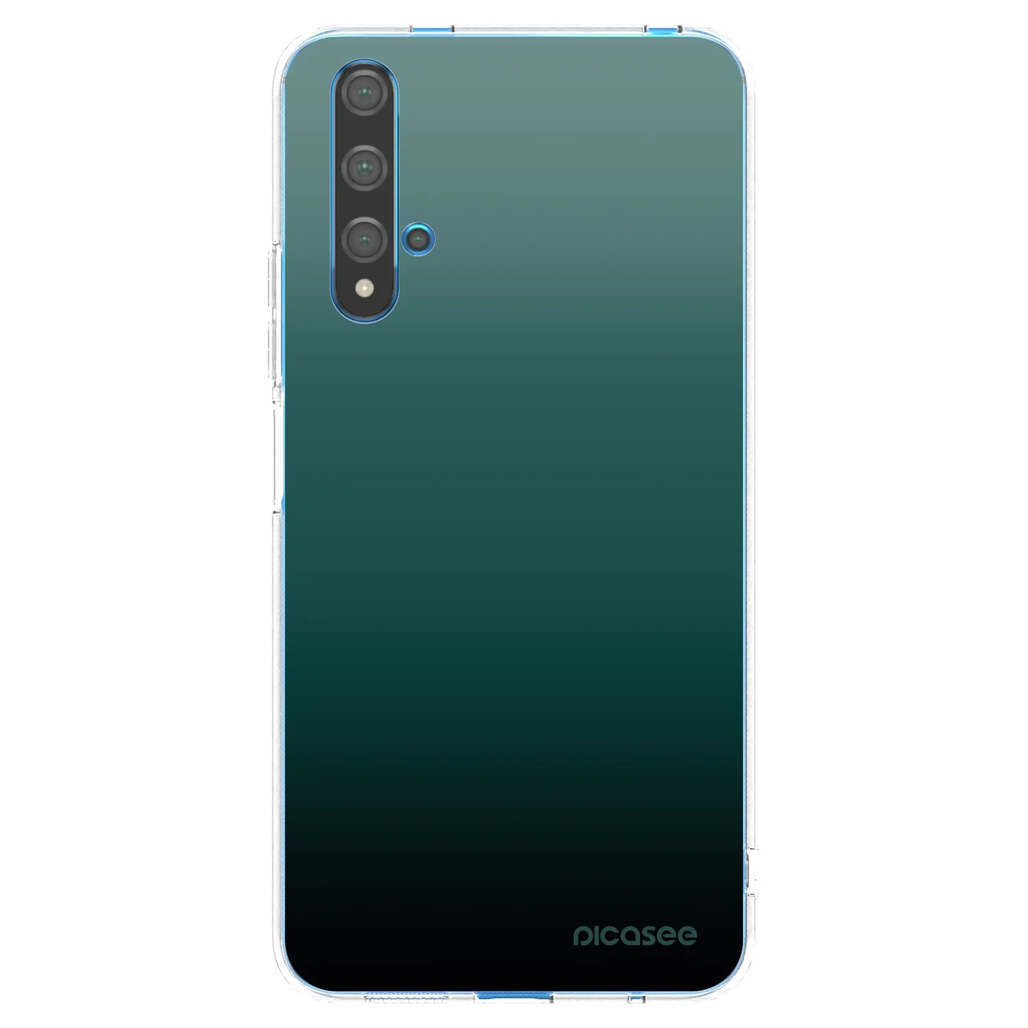 Picasee διαφανής θήκη σιλικόνης Huawei Nova 5T - Verdant Fade