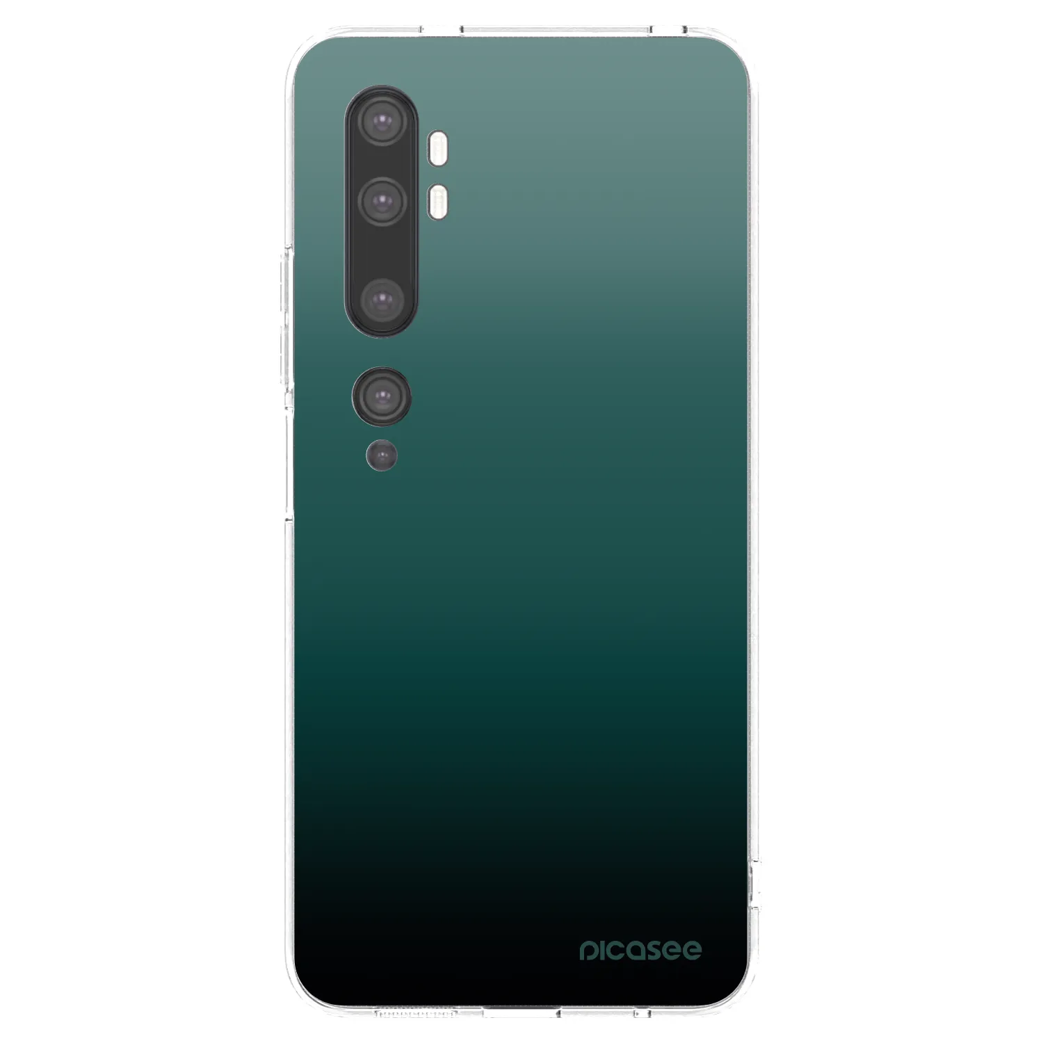 Picasee διαφανής θήκη σιλικόνης Xiaomi Mi Note 10 (Pro) - Verdant Fade