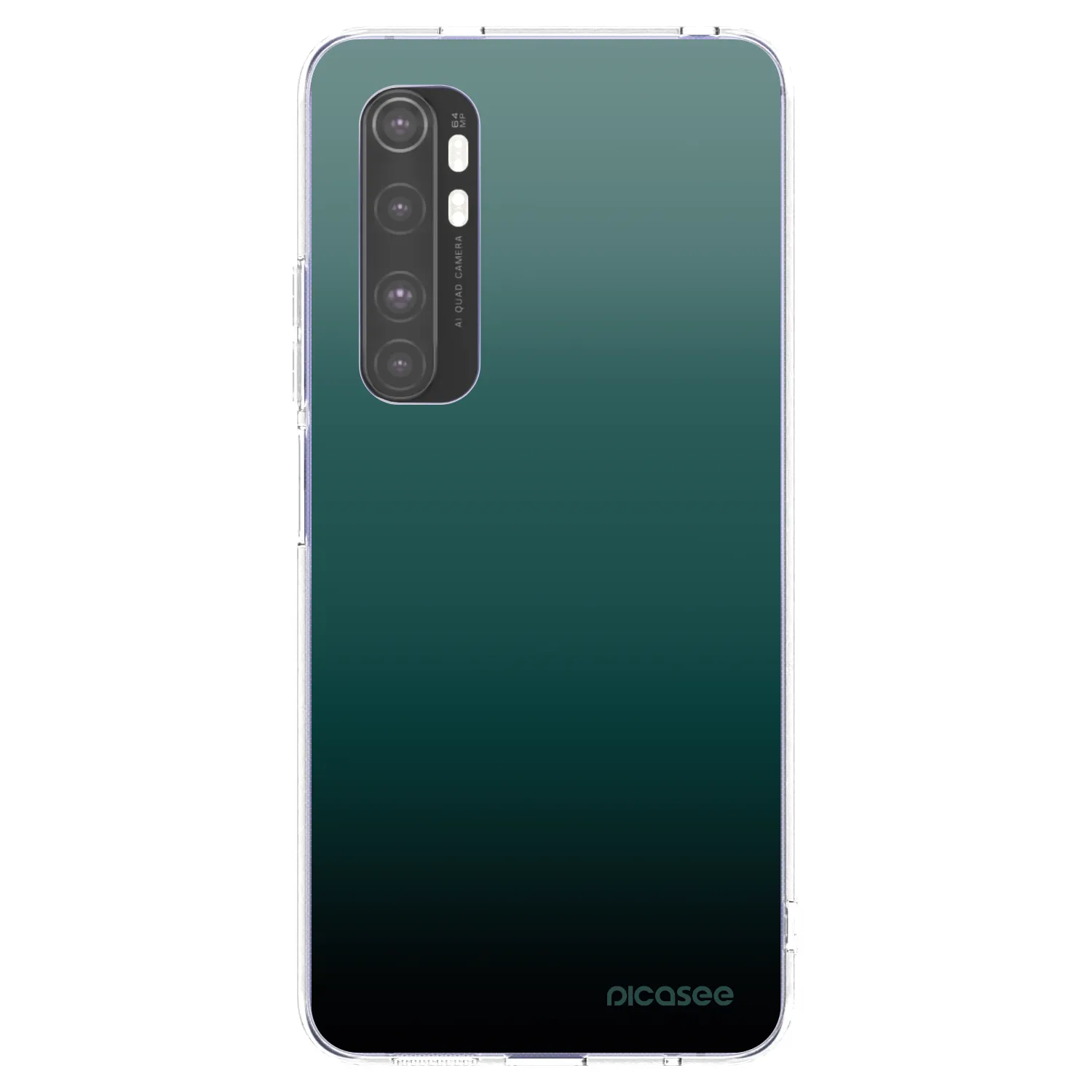 Picasee διαφανής θήκη σιλικόνης Xiaomi Mi Note 10 Lite - Verdant Fade