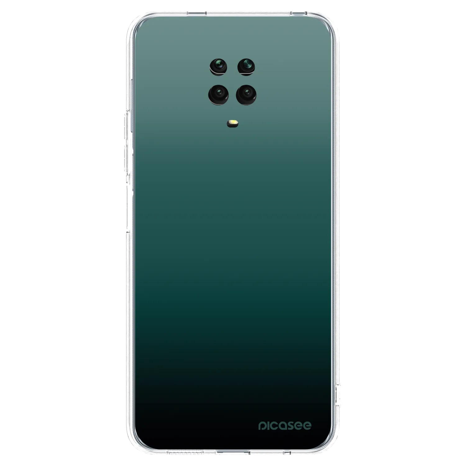 Picasee διαφανής θήκη σιλικόνης Xiaomi Redmi Note 9S - Verdant Fade