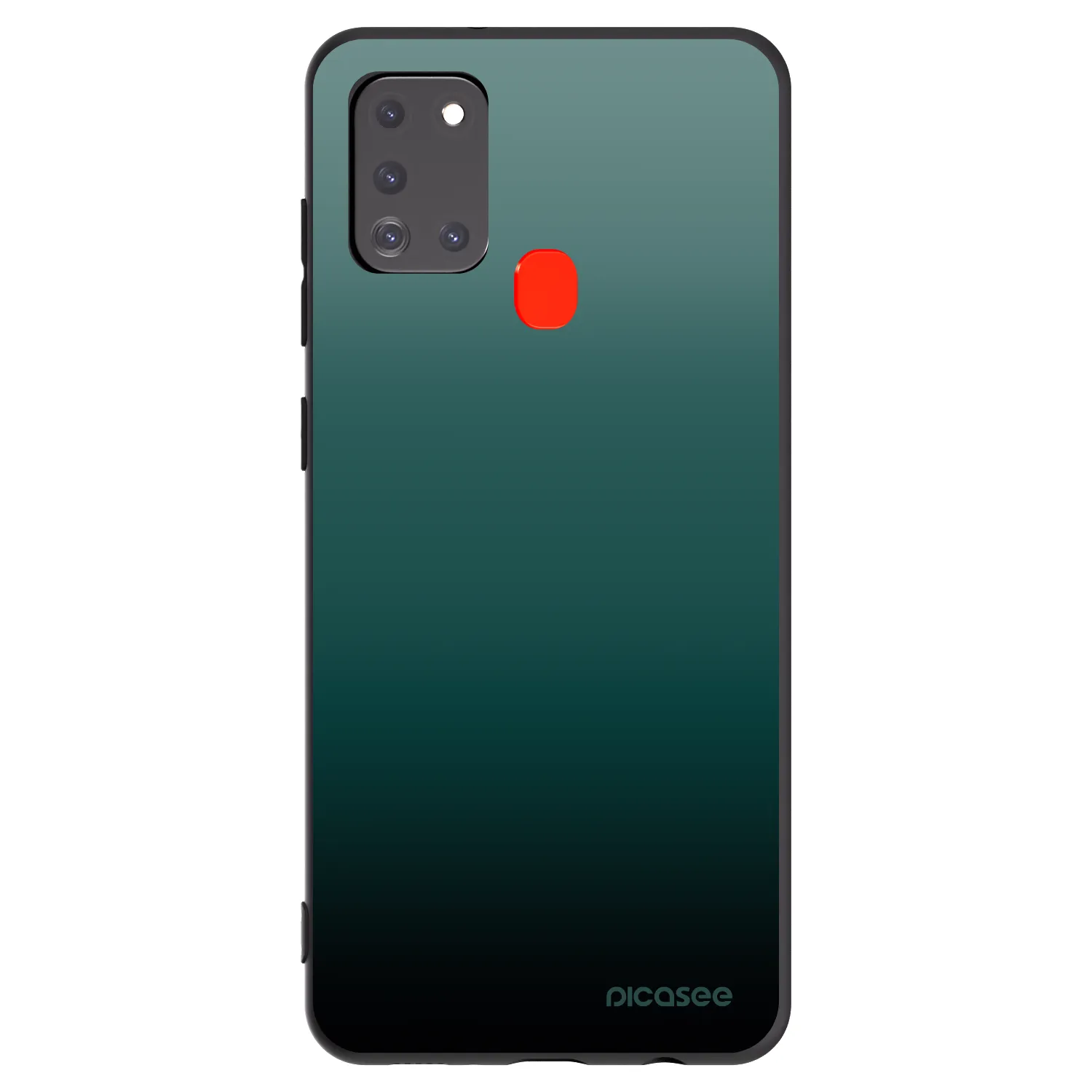 Picasee Μαύρη θήκη σιλικόνης για Samsung Galaxy A21s - Verdant Fade