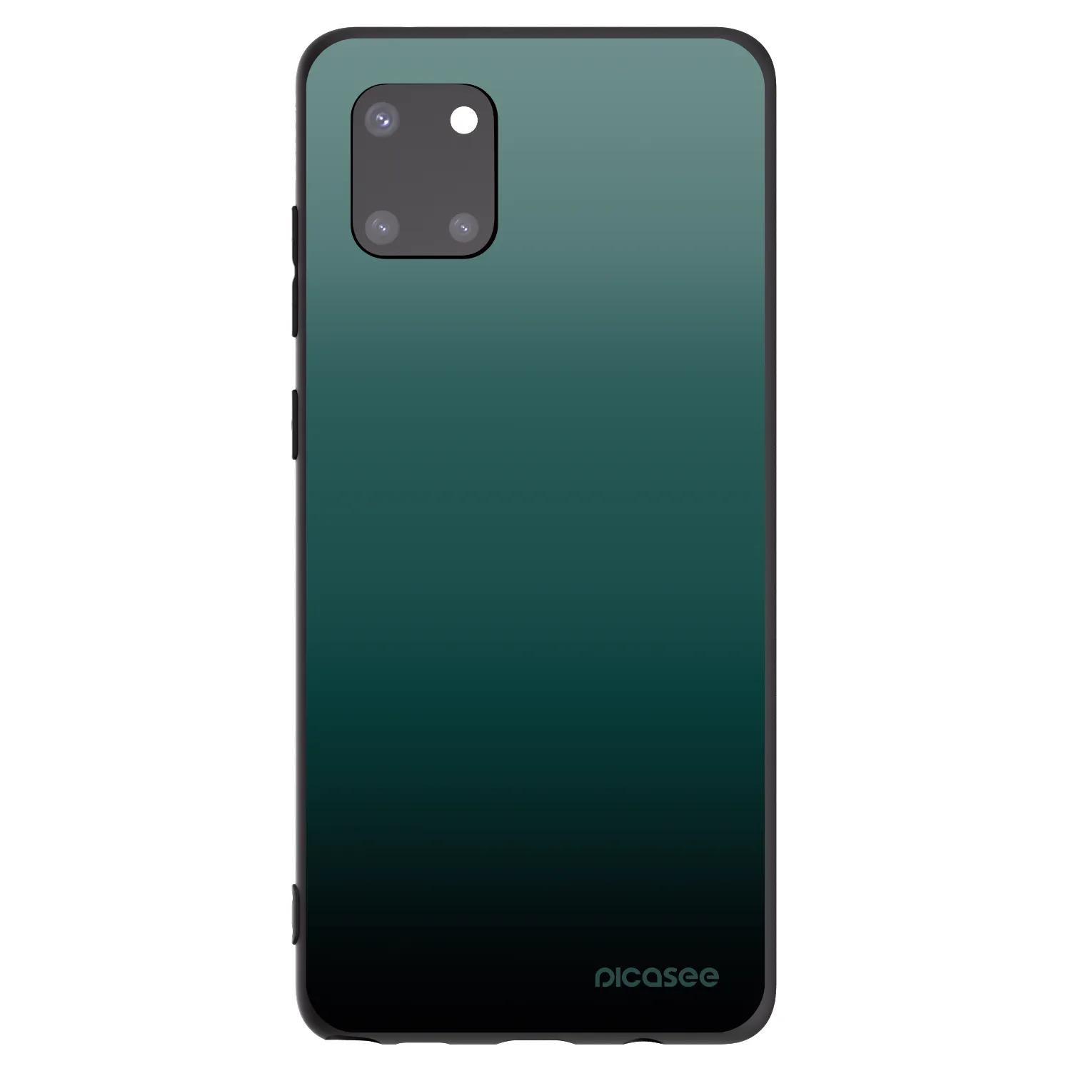 Picasee Μαύρη θήκη σιλικόνης για Samsung Galaxy Note 10 Lite N770F - Verdant Fade