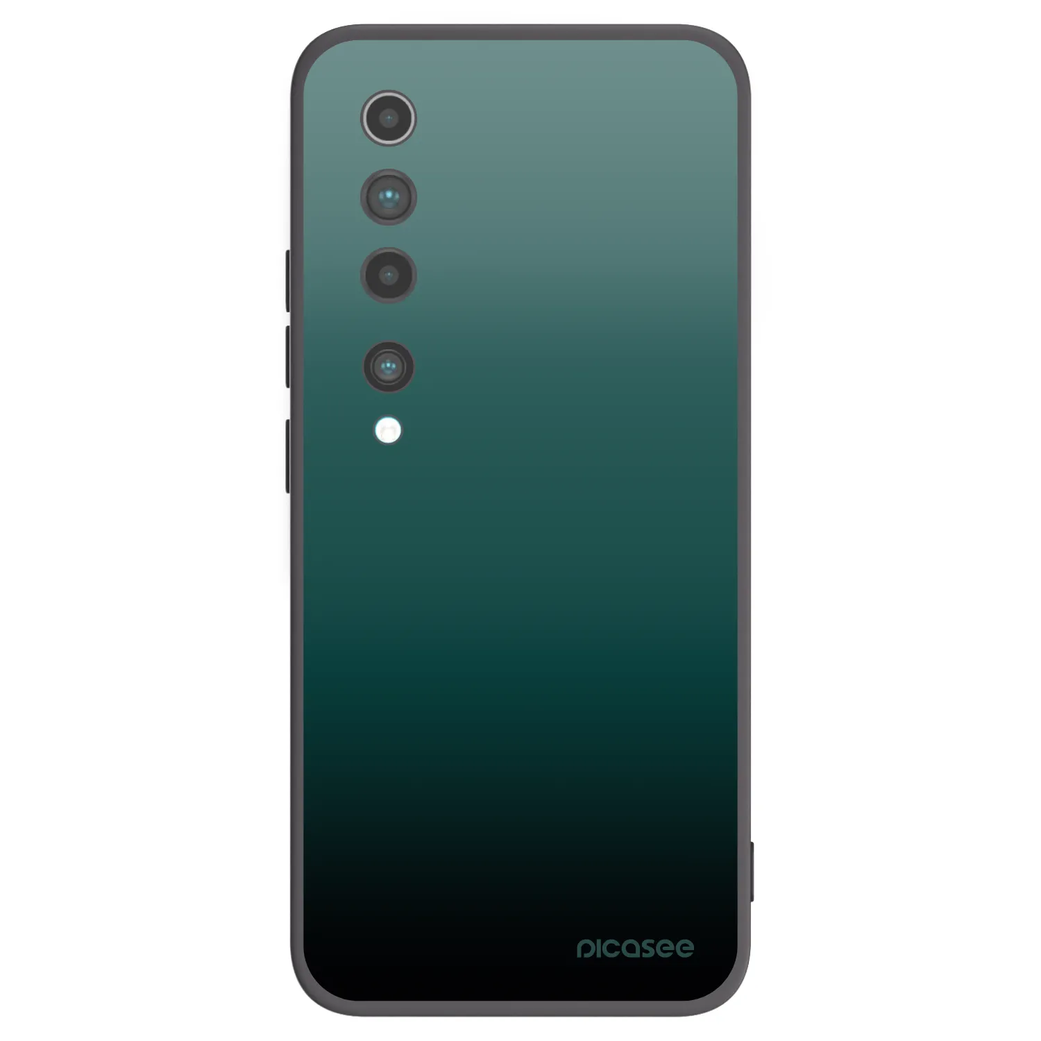 Picasee Μαύρη θήκη σιλικόνης για Xiaomi Mi 10 - Verdant Fade