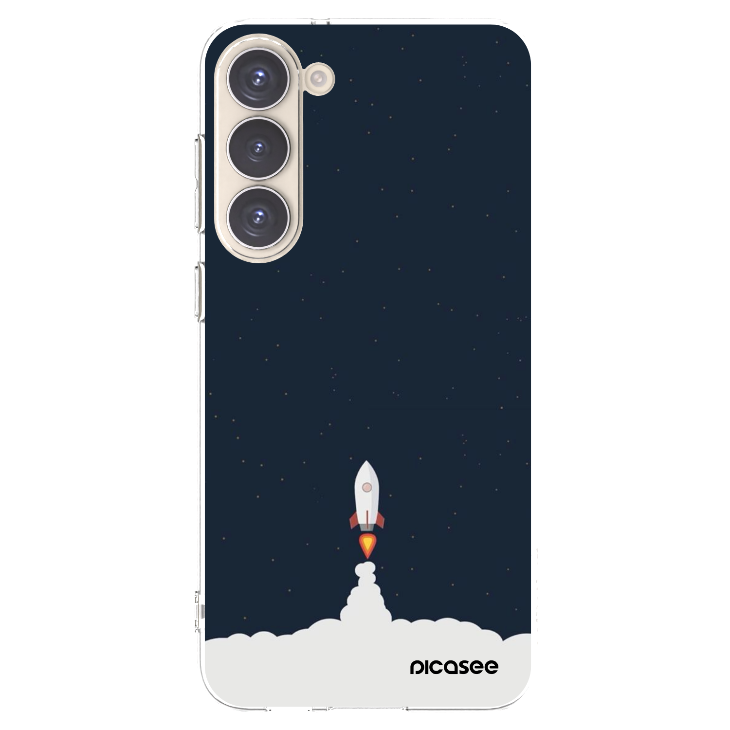 Picasee διαφανής θήκη σιλικόνης Samsung Galaxy S23+ 5G - Astronaut 2