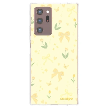Picasee διαφανής θήκη σιλικόνης Samsung Galaxy Note 20 Ultra - Honey Blossom