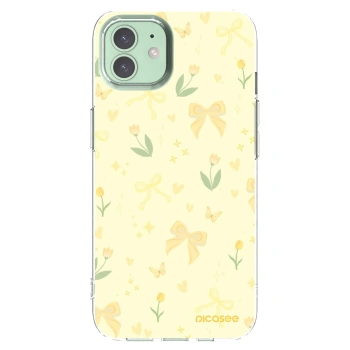 Picasee διαφανής θήκη σιλικόνης Apple iPhone 12 Pro - Honey Blossom