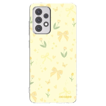 Picasee διαφανής θήκη σιλικόνης Samsung Galaxy A52s 5G A528B - Honey Blossom