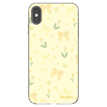 Picasee διαφανής θήκη σιλικόνης Apple iPhone XS Max - Honey Blossom