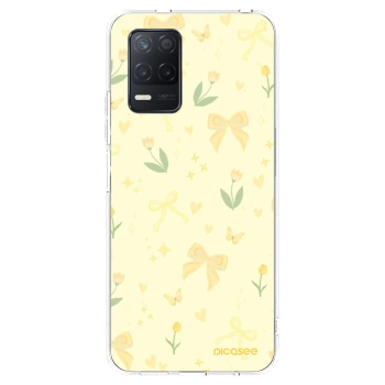 Picasee διαφανής θήκη σιλικόνης Realme 8 5G - Honey Blossom