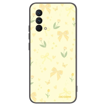 Picasee Μαύρη θήκη σιλικόνης για Realme GT Master Edition 5G - Honey Blossom