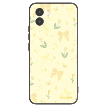 Picasee Μαύρη θήκη σιλικόνης για Xiaomi Redmi A1 - Honey Blossom