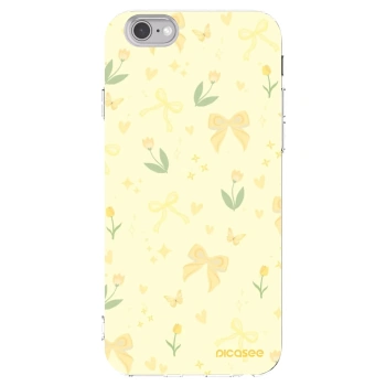 Picasee διαφανής θήκη σιλικόνης Apple iPhone 6/6S - Honey Blossom