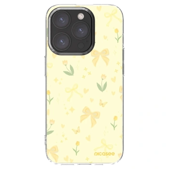 Picasee διαφανής θήκη σιλικόνης Apple iPhone 15 Pro - Honey Blossom