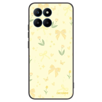 Picasee Μαύρη θήκη σιλικόνης για Honor 70 Lite - Honey Blossom