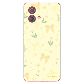 Picasee διαφανής θήκη σιλικόνης Motorola Moto G84 5G - Honey Blossom
