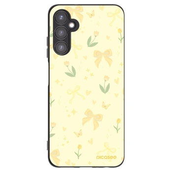 Picasee Μαύρη θήκη σιλικόνης για Samsung Galaxy A05s A057G - Honey Blossom