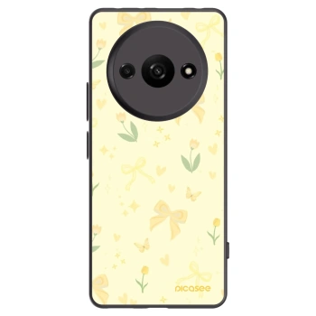 Picasee Μαύρη θήκη σιλικόνης για Xiaomi Redmi A3 - Honey Blossom