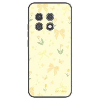 Picasee Μαύρη θήκη σιλικόνης για OnePlus 11 5G - Honey Blossom