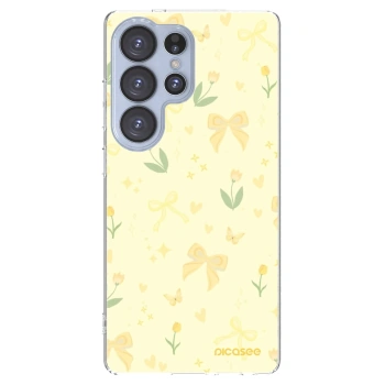 Picasee διαφανής θήκη σιλικόνης Samsung Galaxy S25 Ultra 5G - Honey Blossom