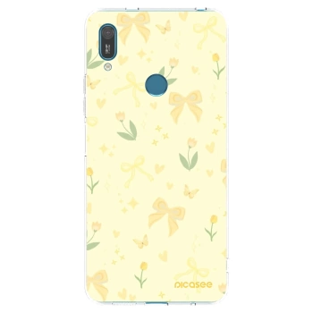Picasee διαφανής θήκη σιλικόνης Huawei Y7 2019 - Honey Blossom