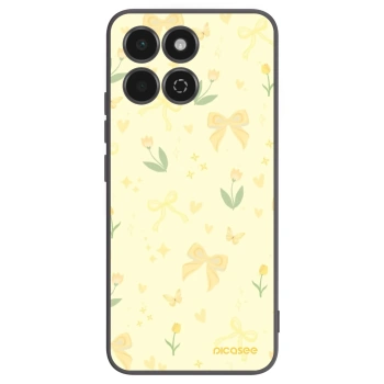 Picasee Μαύρη θήκη σιλικόνης για Honor 200 Smart 5G - Honey Blossom