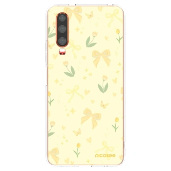 Picasee διαφανής θήκη σιλικόνης Huawei P30 - Honey Blossom