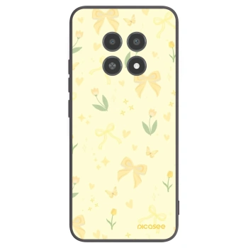 Picasee Μαύρη θήκη σιλικόνης για Realme 12X - Honey Blossom