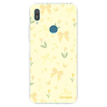 Picasee διαφανής θήκη σιλικόνης Huawei Y6 2019 - Honey Blossom